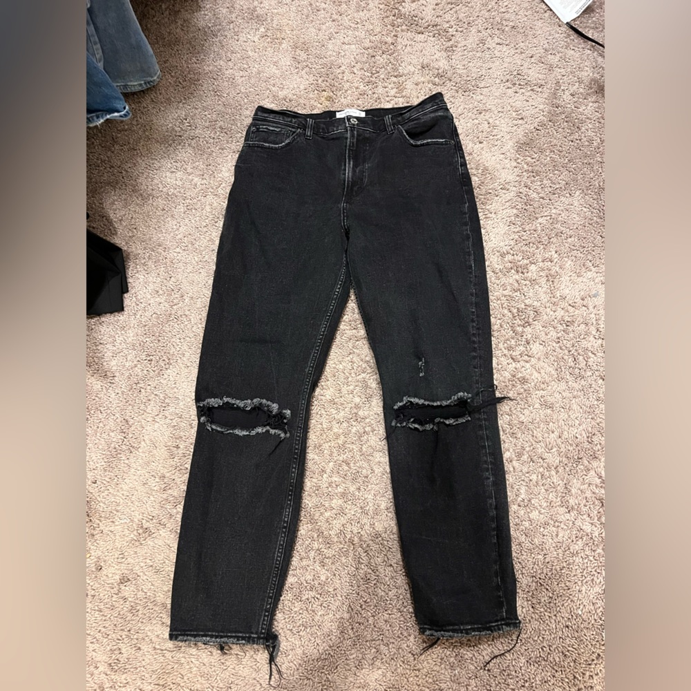 Abercrombie The Mom high-rise size 30 long